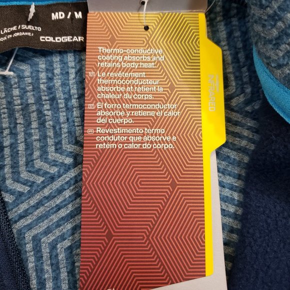 Under Armour Cool Gear Survivor 1/4th Zip Long Sleeve Men's Medium - Picture 6 of 11